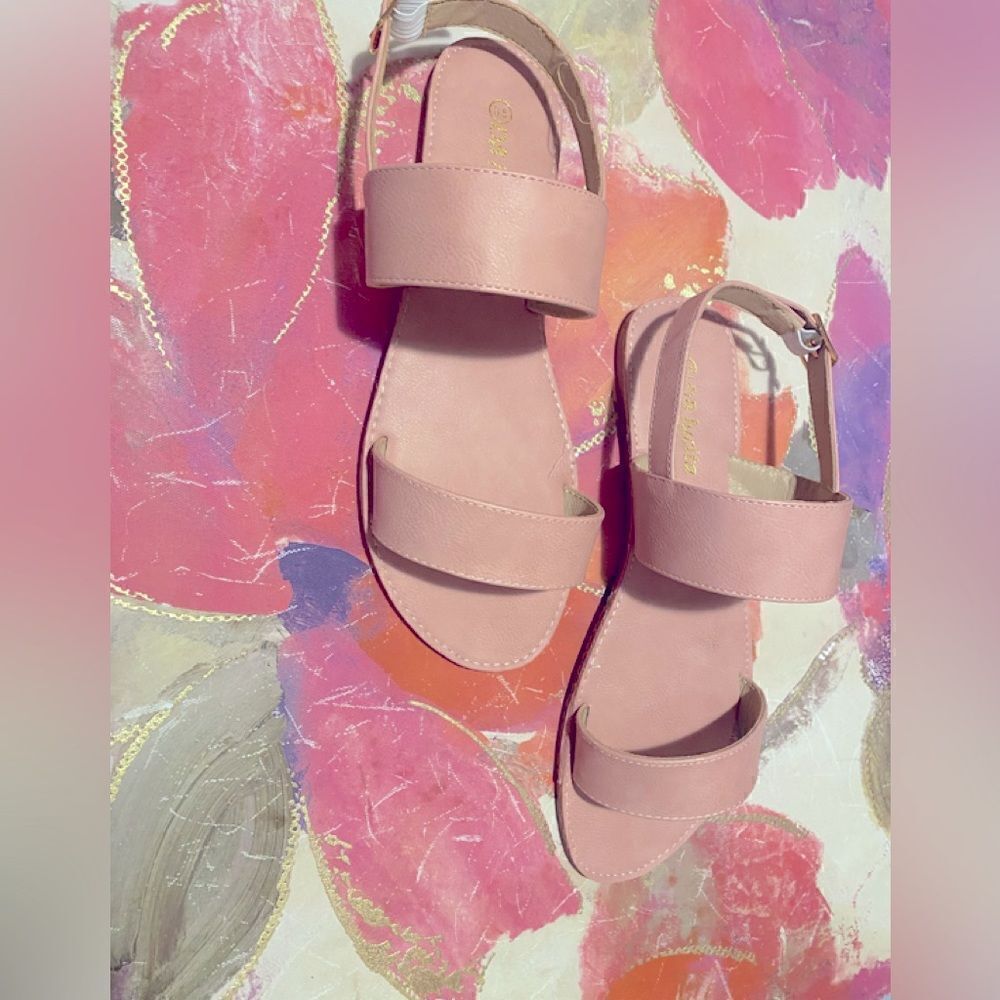 💥DB Lucita adjustable Buckle closure Open Toe Ankle Strap sandals size :…